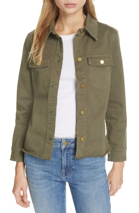 Utility Jacket Outfit, Short Social, Maternity Jacket, Green Utility Jacket, Olive Green Jacket, Fashion Jackson, Long Blonde, Neutral Fashion, Jackets Online