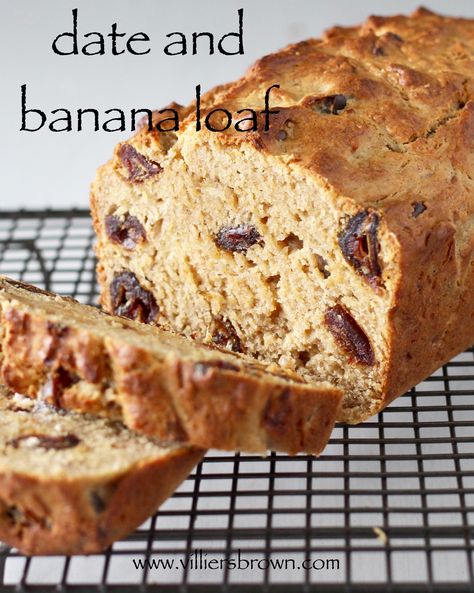 Recipes With Bananas And Dates, Banana And Date Cake, Banana Dates Cake, Banana Date Cake, Date Banana Bread, Banana Date Muffins, Banana Date Bread, Banana And Date Loaf, Desserts With Dates