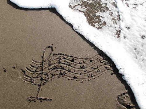 Pursuit of Joyfulness: Music Washes Away from the Soul the Dust of Everyday Life {Music Room Theme}  #musicedchat #kodalyclassroom #musicroom Ocean Music, Art Musical, Beach Music, I Love The Beach, All About Music, Musical Art, Beating Heart, I Love Music, Music Room