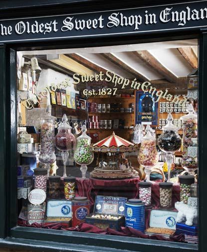 For those who like their sweets flavoured with a touch of nostalgia, look no further than The Oldest Sweet Shop in England. The famous Oldest Sweet Shop in the World has been trading continuously since 1827! An official World Guinness record holder and have appeared on national TV and in the world wide media. It is one of the few authentic traditional old sweet shops still selling retro sweets of a bygone age. Merchandising Retail, Finding Neverland, Yorkshire Uk, Shop Fronts, Store Window, Sweet Shop, Shop Front, England And Scotland, Candy Store