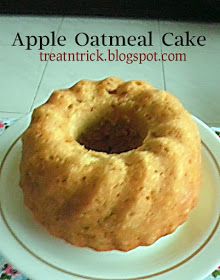 apple oatmeal cake @ http://treatntrick.blogspot.com Oatmeal Apple Cake, 8 In Cake, Apple Oatmeal Cake, Homemade English Muffins, Oatmeal Cake, Apple Oatmeal, Best Party Food, Oat Cakes, Cake Recipes From Scratch