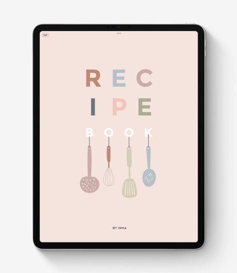 Digital recipe journal for Spanish recipes, Monday #Homemade_Planner #Digital_Recipe_Book #Grocery_List_Template #Diy_Planner_Notebook Digital Recipe Book Template Free, Recipes Notebook, Homemade Planner, Grocery List Template, Digital Recipe Book, Recipe App, Diy Planner Notebook, Recipe Book Templates, Small Planner