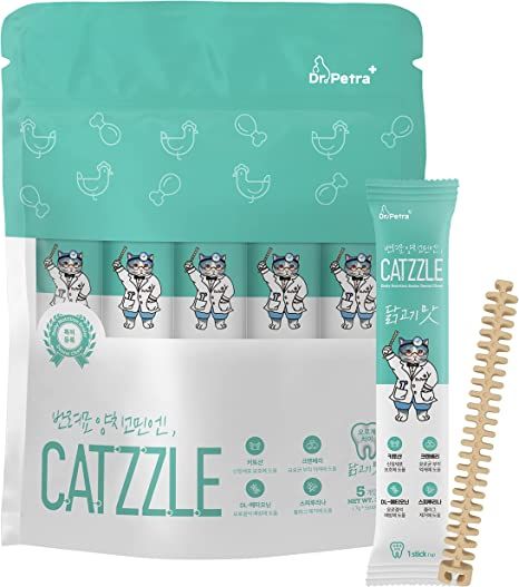 Amazon.com : Dr.Petra CATZZLE Cat Treats, Dental Chews for Indoor Cats, Cat Teeth Cleaning, Dental Care Snacks - Urinary Tract Health (Chicken Flavor), 5 Sticks (1.25 oz.) : Pet Supplies Cat Dental Treats, Dental Treats, Urinary Tract, Cat Treats, Indoor Cat, Chicken Flavors, Teeth Cleaning, Pet Parent, Dental Care