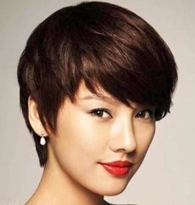 Asian Pixie Cut, Jennifer Lawrence Pixie, Haircuts For Straight Fine Hair, Dunner Wordend Haar, Korean Short Hair, Asymmetrical Hairstyles, Asian Short Hair, Very Short Hair, Blonde Pixie