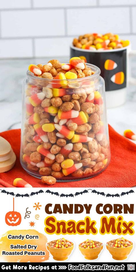 Peanuts And Candy Corn Recipe, Candy Corn And Peanuts Gift, Candy Corn And Peanuts Recipe, Candy Corn Snack Mix Recipes, Candy Corn Mix Fall Snacks, Peanuts And Candy Corn, Sweet And Salty Candy, Candy Corn Mix, Fall Finger Foods