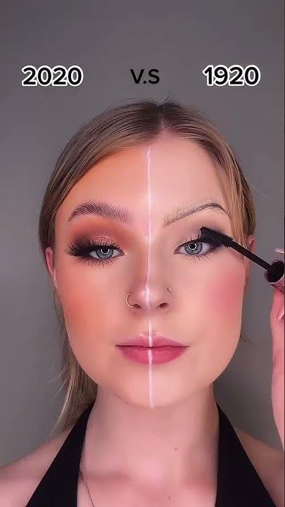 2020 Vs 1920 Makeup tutorial 🔥🌻💦❤💋 Great Gatsby Makeup Tutorial, Makeup 1920s Gatsby, 1920 Hair Tutorial, 1920 Makeup Tutorial, Roaring 20s Makeup Gatsby, The Great Gatsby Makeup, 1920s Makeup Authentic, 1920 Makeup Gatsby, 20s Makeup Look