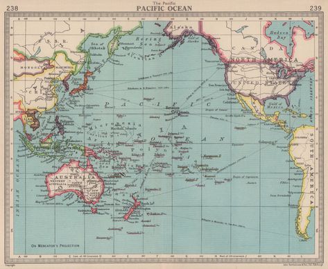 Oceans Map, Pacific Map, Indian Ocean Map, World Oceans And Seas Map, Pacific Ocean Map, Globe Tattoos, Make A Map, Atlas Map, Map Projects