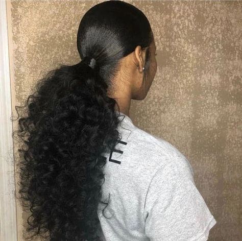 Quick Weave Ponytail, Low Pony Hairstyles, Low Ponytail Hairstyles, Slicked Back Ponytail, Pony Hairstyles, Weave Ponytail Hairstyles, Sleek Ponytail Hairstyles, Weave Ponytail, Birthday Hairstyles