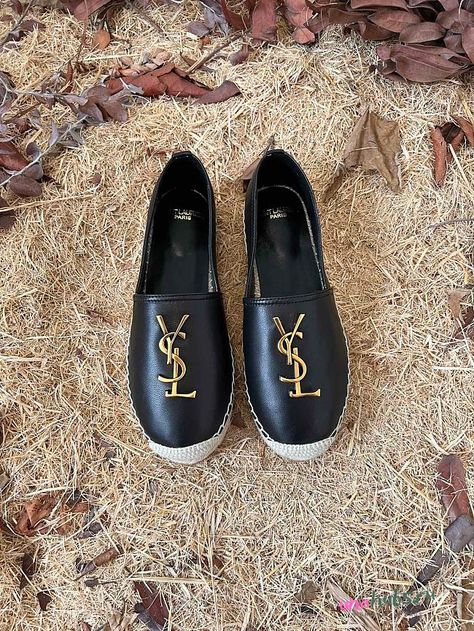 YSL black leather espadrilles flats - unahubs.ru Ysl Bracelet, Ysl Espadrilles, Espadrilles Flats, Black Slippers, Ysl Shoes, Leather Espadrilles, Black Bracelets, Bracelet Black, Black Leather Bags