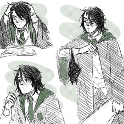 Snape Adopts Harry Fanart, Young Snape Fanart, Young Severus Snape Fanart, Young Severus Snape, Young Snape, Severus Snape Art, Snape Fanart, Snape Fan Art, Harry Otter