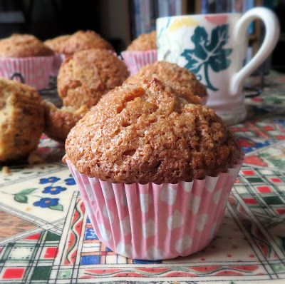 Crunchy Topped Maple Walnut Oatmeal Muffins Walnut Oatmeal, Baked Oatmeal Muffins, Quaker Oatmeal, Walnut Muffins, Homemade Oatmeal, The English Kitchen, English Kitchen, Breakfast Sweets, Oatmeal Muffins