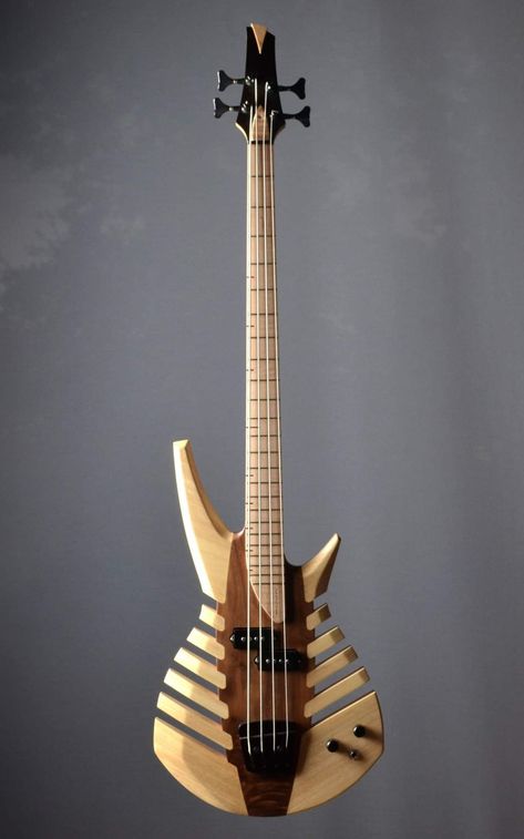 Bass Guitar Design, Custom Bass Guitar, Custom Bass, Acoustic Guitar Music, Bass Guitar Lessons, Guitar Diy, Electric Guitar Design, Guitar Finishing, Handmade Guitar