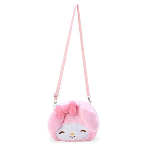 Carry all your favorite Sanrio characters with you wherever you go with this adorable Plush Pouch Shoulder Bag! Featuring the face of an adorable Sanrio character, each approximately Sanrio bag is fun and functional with a main zippered compartment and a detachable shoulder strap. It's cuteness to go! Officially licensed. My Melody Plush, Melody Plush, Sanrio Bag, Sanrio My Melody, Jelly Belly, Mini Purse, Sanrio Characters, My Melody, Cute Bags