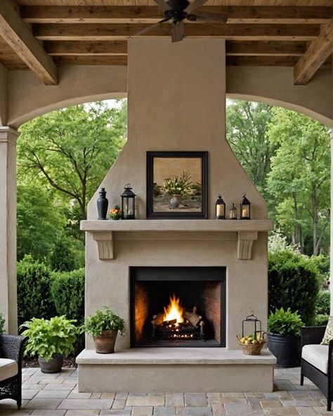 20 Outdoor Fireplace Idea For Your Backyard – ToolzView