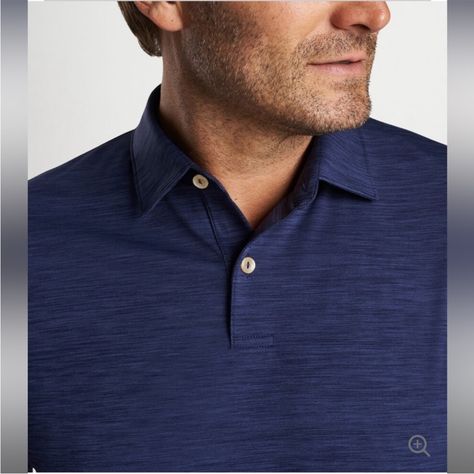 Peter Millar Crown Sport Mens Polo Shirt Condition: Brand New Size: X-Large Color: Navy Blue Note: Jonny Cabs And Bin 139 Stitched On Shirt !!! Description: This Featherweight Polo Packs All The Performance Punch Of Your Favorite Golf Polo At Half The Weight Of Your Favorite T-Shirt. This Super-Lightweight Performance Fabric Stretches Four Ways For Full Range Of Motion, Wicks Moisture From The Body And Provides Upf 50+ Sun Protection. Finished With A Sean Self-Fabric Collar And Two-Button Placke Polo Shirt Brands, Mens Polo Shirt, Polo Classic, Blue Polo Shirts, Polo Shirt White, Striped Polo Shirt, Blue Polo, Fabric Collars, Peter Millar