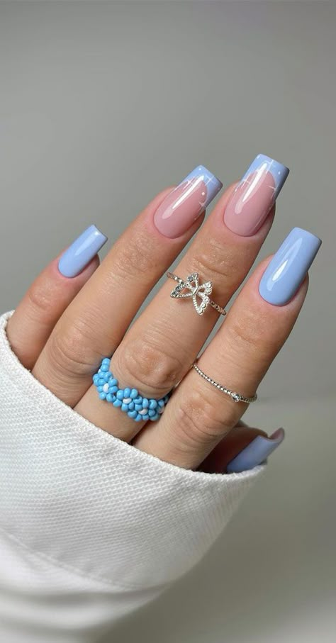 Spring-inspired nail designs, Spring nails, Spring nail ideas, Spring nail art, Spring nails short, floral nails, pastel nails, Spring pastel nails, floral tips Short Floral Nails, Nail Ideas Spring, Nails Floral, Nails Pastel, Blue French Tips, Boho Nails, Elegant Nail, Elegant Nail Designs, Subtle Nails