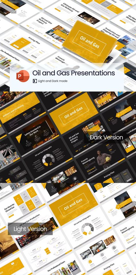 Oil and Gas Energy PowerPoint Presentation Template - 35 Unique Slides Coal Energy, Powerpoint Inspiration, Presentation Template Design, Research Presentation, Gas Energy, Business Ppt, Powerpoint Free, Energy Power, Corporate Presentation