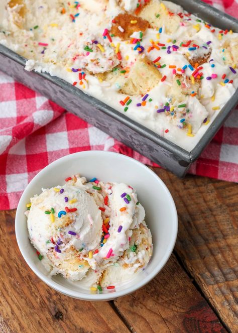 Sweet Cream Ice Cream, Birthday Cake Ice Cream, Ihop Pancakes, Vanilla Sweet Cream, Cereal Flavors, Cookie Dough Filling, Salted Caramel Frosting, Ice Cream Birthday Cake, Funfetti Cake Mix