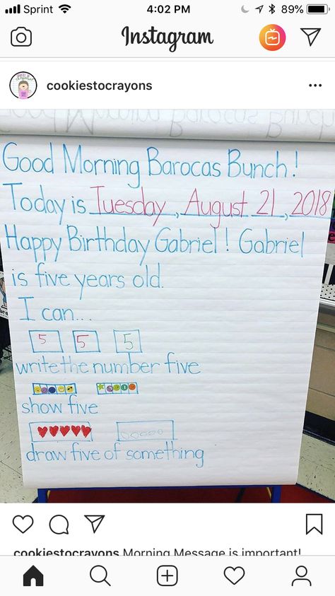 Kindergarten Morning Message Ideas, Morning Message For Kindergarten, Morning Message Prek, Morning Message First Grade, Morning Message Kindergarten, Morning Meeting Messages First Grade, Morning Meeting Activities, Kindergarten Anchor Charts, Morning News