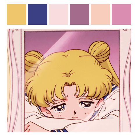 Color Palette. Retro Anime Color Palette, 90s Anime Color Palette, Studio Ghibli Color Pallete, Sailor Moon Color Palette, Ghibli Color Palette, Cartoon Color Palette, Wg Aesthetic, Anime Palette, Sailor Moon Palette