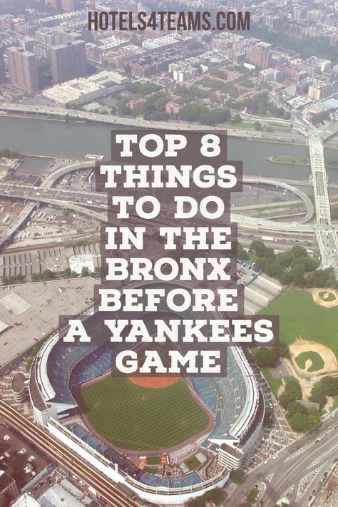 The #Bronx is certainly not lacking for things to do if you have either a free moment or a free day before going to see a game. #Yankees #Game #Travel Things To Do In Bronx Ny, Things To Do In The Bronx New York City, New York Yankees Stadium, Yankees Game, Game Place, New York City Vacation, The Bronx New York, City Vacation, Yankee Stadium