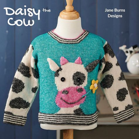 Cow Sweater, Daisy Sweater, Poncho Patterns, Dishcloth Crochet Pattern, Jumper Knitting Pattern, Crochet Dishcloth, Crochet Poncho Patterns, Dishcloth Pattern, Poncho Pattern