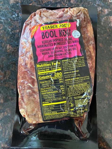 If you like Bool Kogi, you'll love cooking Trader Joe's Bool Kogi In The Air Fryer. It's so easy and makes a very tasty dinner. Just open the package and heat it up! Bool Kogi Trader Joes Recipes, Beef Bulgogi Trader Joe’s, Bool Kogi Recipe, Bool Kogi, Beef Main Course, Fried Mushroom Recipes, Korean Beef Bulgogi, Jamaican Beef Patties, Mignon Steak