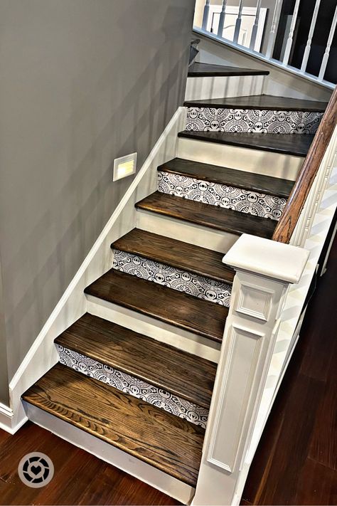 This project was so easy, I needed zero assistance from the hubs which is the BEST part. These stick and peel stair kick plates added so much character and took less than an hour to install. Win-Win! Follow my shop @design_and_donovan on the @shop.LTK app to shop this post and get my exclusive app-only content! #liketkit #LTKfamily #LTKunder100 #LTKhome @shop.ltk https://liketk.it/3wjhe Stair Kick Plate Ideas, Kick Plate Ideas, Stair Riser, Plate Ideas, Kick Plate, Glam Photoshoot, Stair Risers, Amalfi, Shop Design