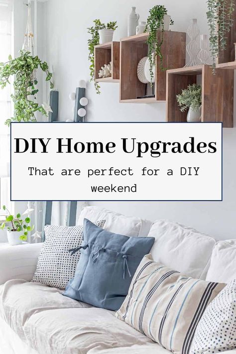 Easy Diy Home Improvement Weekend Projects, Easy Diy Home Improvement Ideas, Diy Home Improvement Ideas, Diy Home Upgrades, Easy Diy Home Improvement, Diy Home Improvements, Home Makeovers, Home Improvement Ideas, Home Improvements