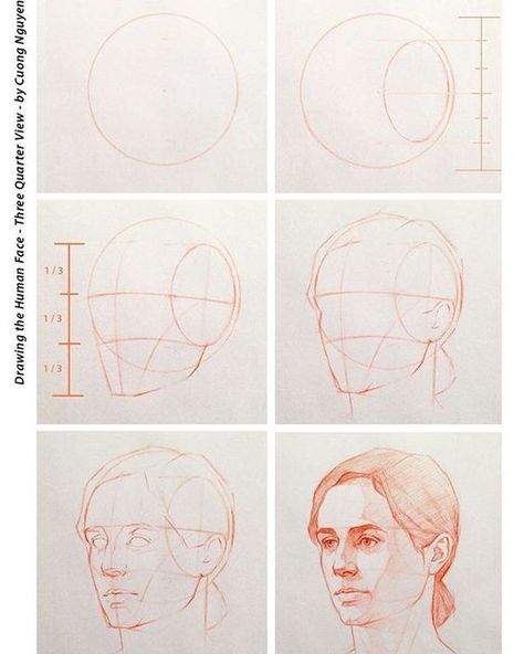 Quarter View Face, Community Photos, Female Face Drawing, 얼굴 드로잉, Drawing Heads, Face Drawing Reference, 얼굴 그리기, Human Figure Drawing, Human Drawing