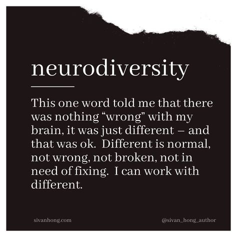 Neurodiverse Quotes, Neurotypical Vs Neurodivergent, Neurodivergent Quotes, Neurodivergent Things, Mental Health Facts, Spectrum Disorder, Mental And Emotional Health, Health Facts, Mental Health Awareness