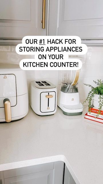 Organizing Kitchen Countertops Appliances, Where To Put Toaster On Counter, Airfryer On Countertop Decor, Counter Top Appliance Organization, How To Hide Appliances On Counter, Kitchen Counter Styling With Appliances, Toaster Display On Counter, Air Fryer On Countertop Decor, Kitchen Counter Appliance Placement