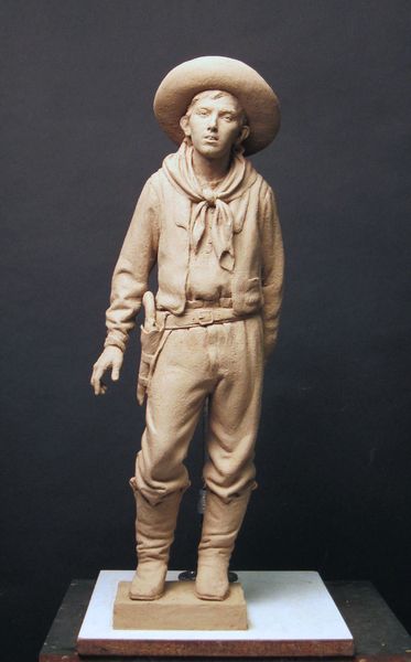 Play Dough Sculptures, Cowboy Sculpture, Old West Outlaws, Billy The Kid, Billy The Kids, Art Of Man, Ancient Origins, Character Home, Human Male