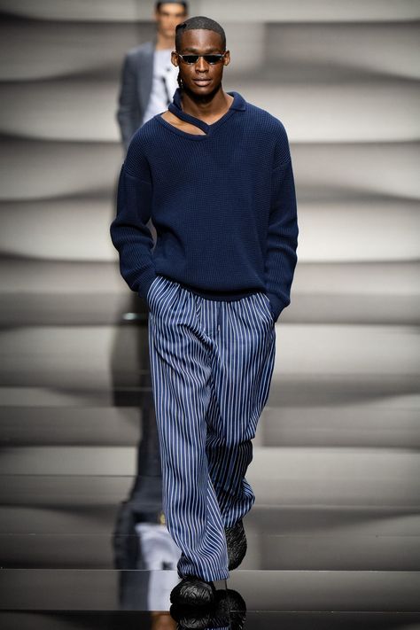 Armani Ss23, Armani Spring Summer 2023, Summer 2023 Men, 2023 Men Fashion, Armani Spring 2023, 2023 Menswear Fashion Show, Winter Knitwear, Menswear Runway, Men Fashion Show