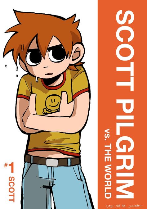 Scott Pilgrim Body Base, Scott Pilgrim Fanart, Bryan Lee O Malley, Scott Pilgrim Comic, Bryan Lee, Ramona Flowers, Scott Pilgrim Vs. The World, Vs The World, Laugh Out Loud