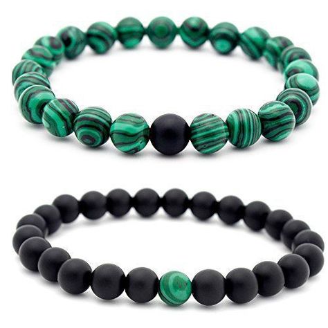 Heavenly colors Yoga Bracelet Beads, Couples Bracelets, Distance Bracelets, Malachite Bracelet, Couples Bracelet, Bracelet Couple, Boys Jewelry, Beads Bracelet Design, Couple Jewelry