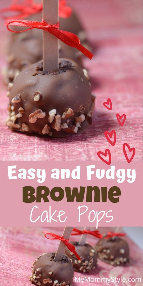 Brownie Cake Pops Recipe, Brownie Pops Recipe, Snack Crafts, Brownie Cake Pops, Keto Chocolate Mug Cake, Brownie Pops, Valentines Cookies, Fruit Pies, Chocolate Melting Wafers