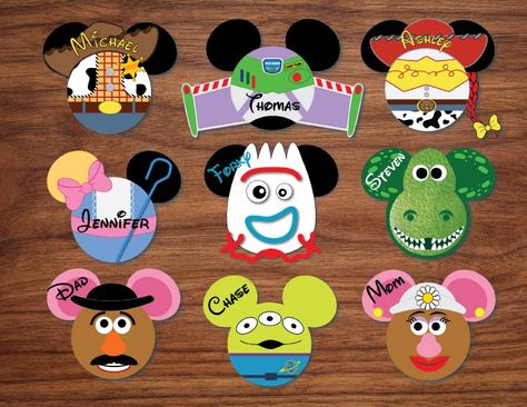 Toy Story Mouse Head for Disney Cruise Door Decorating Magnets - Personalized Toy Story Mickey Head, Disney Magnets, Cruise Magnets, Disney Cruise Door Decorations, Christmas Toy Story, Disney Cruise Magnets, Disney Cruise Door, Disney Countdown, Disney Diy Crafts