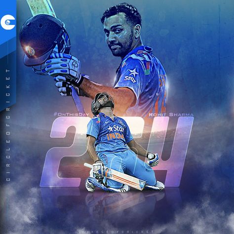 OnThisDay in 2014, 'Hitman' #RohitSharma smashed 264 off 173 balls against Sri Lanka, the highest-ever individual ODI score, a record that still stands comfortably. #TeamIndia Rohit Photography Logo, Rohit Sharma 264, Mumbai Indians Ipl, Raven Pictures, New Instagram Logo, Bullet Bike, Cricket Quotes, Bullet Bike Royal Enfield, Indian Flag Wallpaper