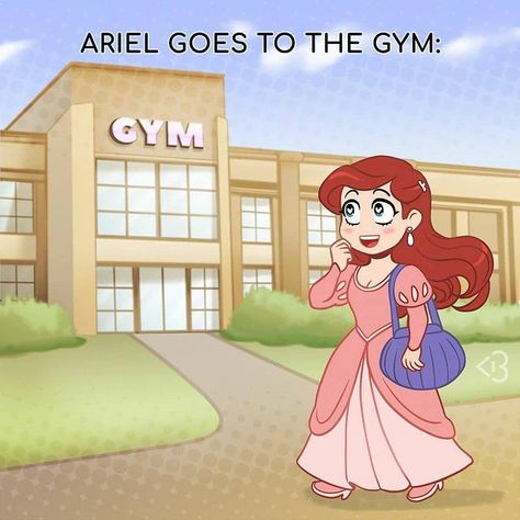 @disneywordmylove в Instagram: «By @blogicomics "Love Ariel's excitement to be a part of my world! I had to teach her a thing or two about thingamabobs first.. and then…» My World, Going To The Gym, Little Mermaid, Fitness Gym, A Thing, The Gym, The Little Mermaid, Ariel, Mermaid