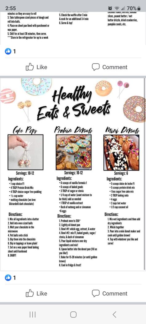 Cake Pop Herbalife, Herbalife Protein Bars Recipe, Herbalife Protein Ball Recipes, Herbalife Bowl Recipes, Herbalife Overnight Oats, Herbalife Treat Recipes, Protein Donuts Herbalife, Herbalife Protein Snacks, Herbalife Cupcakes