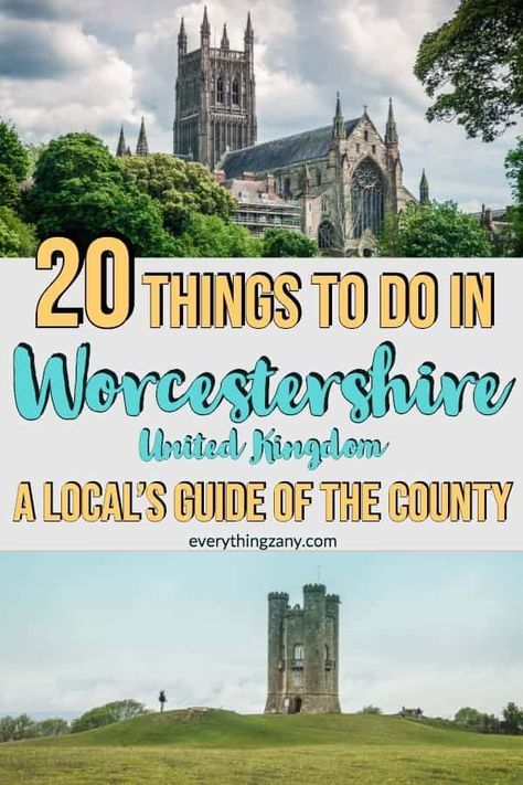 Things To Do In Worcestershire,UK: A Local's Guide of the County | Here’s our recommendations of the best attractions and things to do in Worcestershire from a local. Enjoy the history and beauty of the Royal Faithful City. #UnitedKingdom #Worcestershire | worcestershire england | worcestershire sauce | Malvern Hills | Worcester Cathedral | Severn Valley Railway |  Carpet Museum Kidderminster | Avoncroft museum Bromsgrove | Lickey Hills | Three Counties Ground |  Worcester Royal Porcelain Lickey Hills, Uk Walks, Uk Adventure, Worcestershire England, Worcester Cathedral, Worcester England, Malvern Hills, Cultural Travel, England Trip