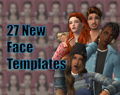 Mod The Sims - 27 "Revale" Face Templates! (DEFAULT version) Sims 2 Default Skin, Sims 2 Piercing, Sims 2 Facial Hair, Sims 2 Face Templates, The Sims 2 Default Replacements, Sims 2 Default Replacement Hair, Sims 3 Default, Sims 2 Default Replacement, The Sims 2 Cc