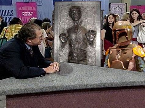 Antiques Road Show Funny Star Wars Pictures, Very Demotivational, Antiques Roadshow, Demotivational Posters, Star Wars Love, The Force Is Strong, Star Wars Pictures, What Do You Mean, Hans Solo