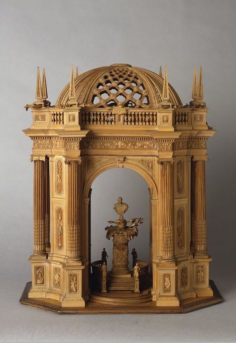 Facade Architecture Design, Baroque Architecture, Temple Design, Classical Architecture, Facade Architecture, Miniature Model, Historical Architecture, Model Homes, Architecture Model