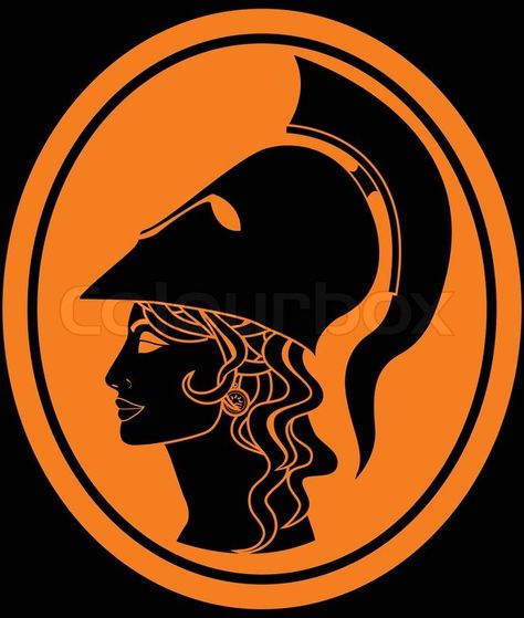 Athena Symbol, Greece Mythology, Ancient Goddesses, Ancient Greek Art, Greek Mythology Art, Athena Goddess, Mythology Art, Greek Art, Vector Illustration Design