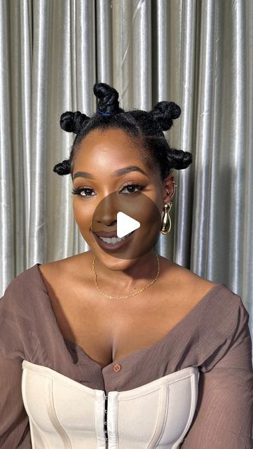 HYELNI M. BALAMI | Digital Creator on Instagram: "Bantu knots on my natural hair. 
I loved the final look. It’s giving African Queen 👸🏾. It’s a very easy and protective style you can wear with your natural hair.
I used the Shine and Jam braiding gel to control flyaways.  Let me know what you think about the look 🤍
.
.
.
.
#bantuknots #protectivestyles #naturalhairtutorials #naturalhairloving 
#loveyourmane #kinkyhairrocks #kinkychics 
#4chairstyles #naturalhairmojo #curlsgalore #naturalhairspot #naturalhairsistas #naturalhairmag #4cnaturalhair #naturalhaircrush" Bantu Knot Take Down, Bantu Knots Taken Out, Kids Bantu Knot Styles, How To Do Bantu Knots, Bantu Knots With Braids, Shine And Jam, Bantu Knots On Natural Hair, Bantu Knot Out Natural Hair, Bantu Knots Hairstyles