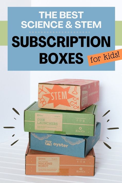 Homeschool Goals, Stem Boxes, Dancer Gifts, Subscription Box Business, Subscriptions For Kids, Keeping Kids Busy, Subscription Boxes For Kids, Chemistry Experiments, Stem Kits