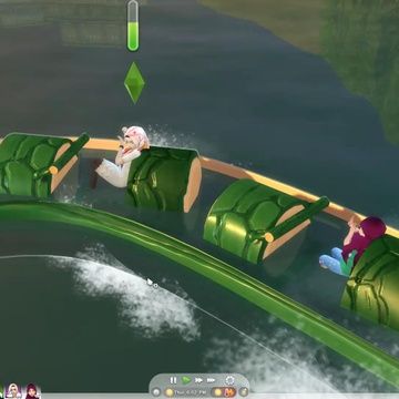 Sims 4 Water Slide, Sims 4 Pool Water Cc, Sims 4 Water Cc, Sims 4 Water Park, Mod Pool, Sims 4 Restaurant, Frozen Pond, Cc Mods, Sea Plants