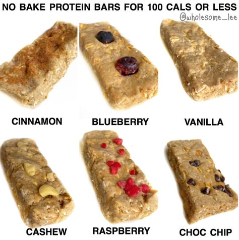 LOW CALORIE PROTEIN BARS Low Calorie Protein Bar Recipe, Low Fat Protein Bar, Low Cal Protein Bar, Low Calorie Snack Bars, Homemade Protein Bars Low Calorie, Low Calorie Protein Bars, Low Cal Granola Bars 100 Calories, Low Carb Cookie Dough, Low Calorie Cheesecake